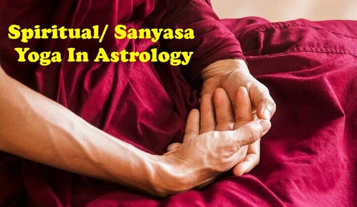 Spiritual- Sanyasa Yogas- Awakening- Moksha In Vedic Astrology - Kundli